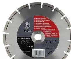 Saint Deimantinis diskas 180x22,23 mm – „Atlas“ lazeris, skirtas daugumai užduočių, įskaitant griovelių pjovimą