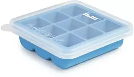 Ibili Forma ledukams 13x13cm (9vnt) iš silikono su dangčiu