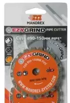 Dansk Værktøjs Agentur ApS Mandrex EzyGrind pjovimo diskas - T/Mandrex Ezygrind vamzdžių pjaustytuvas Ø40-80 mm, 2 vnt. pakuotėje