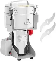 Royal Catering Profesionalus elektrinis malūnėlis prieskoniams, žolelėms, kavai, riešutams, 2000 g, 3400 W
