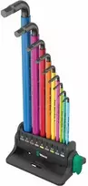 Wera Wera 950/9 Hex-Plus Multicolour 3 kampinių veržliarakčių rinkinys