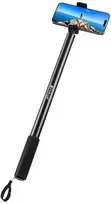 PULUZ metalinis asmenukių laikiklis 2m, skirtas Insta360 One RS/X2/X3 kamerai (juodas)