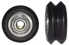 Oem Kreipiantis ratas su grioveliu, 5 mm ašis - ritininis su rutuliniais guoliais 625Z - skirtas 3D spausdintuvams