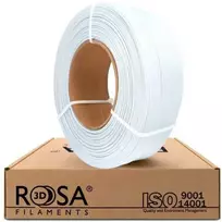 3D plastikas PLA šaltai balta (winter baltas) 1.75mm 1kg refill pakuotė Rosa3D