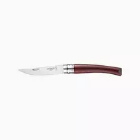 Kišeninis peilis plonais ašmenimis Opinel Nr.08 Afrikietiško koralmedžio rankena