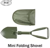 MFH Max Fuchs Mini sulankstomas kastuvas, 3 dalių, OD žalias 27034