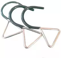 Oem Trikampis kablys - S tipo - 90mm - metalinis kablys
