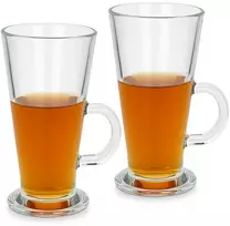 Fissman Stiklinių rinkinys karštiems gėrimams 280 ml x 2 vnt. (stiklas)