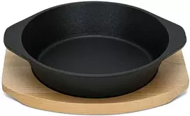 Fissman Ketaus keptuvė 19 cm ant medinio stovo