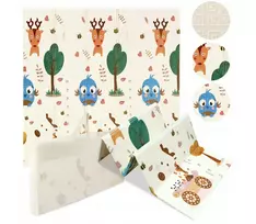 Dvipusis lavinamasis kilimėlis Happy kiddo, 180x150 cm
