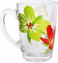 Puodelis New Morning Pop Flowers Žalias 320 ml LUMINARC