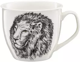 Lion Wild porcelianinis puodelis 550 ml AMBITION