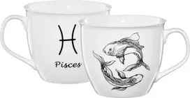 Zodiako porcelianinis puodelis 550 ml Fish AMBITION