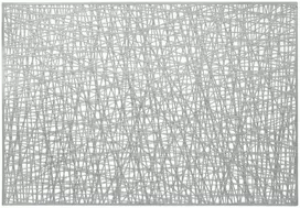 Ambition Junior Glamour stalo kilimėlis 45 x 30 cm sidabrinis ažūrinis AMBITION