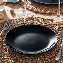 Pampille desertinė lėkštė 19 cm juoda LUMINARC