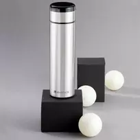 Nerūdijančio plieno termo butelis Indi 420 ml sidabrinis AMBITION