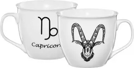 Zodiako porcelianinis puodelis 550 ml Ožiaragis AMBITION