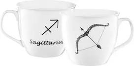 Zodiako porcelianinis puodelis 550 ml Šaulys AMBITION