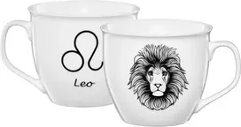 Zodiako porcelianinis puodelis 550 ml Liūtas AMBITION