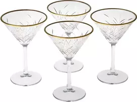 4 Timeless Gold martini stiklinių rinkinys 230 ml PASABAHCE