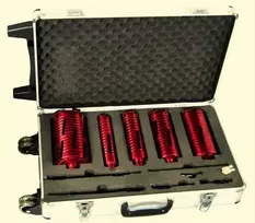 Gręžimo karūnų rinkinys Cedima 50012614; 57/72/82/112/132 mm; 5 vnt.