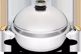 "Zepter" Aukštos Kokybės Metalo Troškintuvas, 5,0 l, Ø28 cm, Analoginis Temperatūros Indikatorius