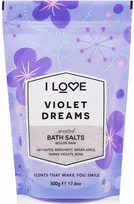 I Love, Signature Collection, Violet Dreams, Bath Salt, 500g