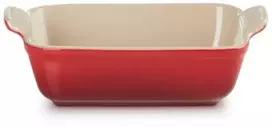 Le Creuset Stačiakampė „Heritage“ keraminė kepimo forma, 19 x 14 cm / 1 1 l, oranžinė 0843251102471