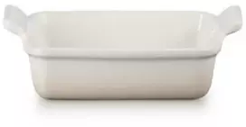 Le Creuset Cepamtrauks taisnstura Heritage akmens masas 19x14cm / 1 1L balts