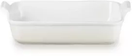 Le Creuset Stačiakampė „Heritage“ keraminė kepimo forma, 32 x 24 cm / 4 l, balta 0843251158133