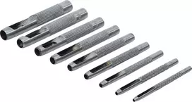 Bgs Technic Skylių išmušėjų komplektas | 2,5-10 mm | 9 vnt. (50619)