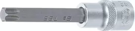 Bgs Technic Antgalis įpresuotas į galvutę | ilgis 100 mm | 12,5 mm (1/2") | T-star (Torx) T55 (4475)