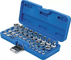 Bgs Technic Galvučių rinkinys E-Tipas | 6.3 mm (1/4") / 12.5 mm (1/2") | | E4 - E24 | 28 vnt. (70099)