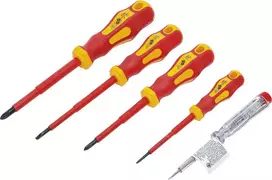 Bgs Technic VDE elektriko atsuktuvų rinkinys | Slot SL / cross slot | 5 vnt. (35815)