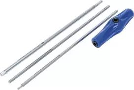 Bgs Technic Specialus atsuktuvų rinkinys – T-Star (Torx) / vidinis šešiakampis – 4 vnt. | 300 mm (7840)