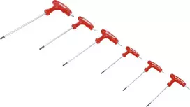 Bgs Technic T-rankenėlių atsuktuvų rinkinys | T-Star su sylėmis (Torx) | T10-T40 | 6 vnt. (7830)