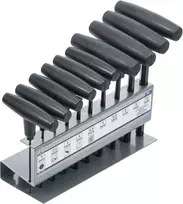 Bgs Technic T-rankenėlių atsuktuvų rinkinys | Hex šešiakampis Hex 2-10 mm | 10 vnt. (791)