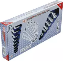 Bgs Technic Kilpinių raktų rinkinys | lenkti galai | 6x7 - 20x22 mm | 8 vnt. (1213)