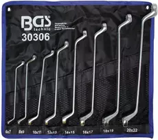 Bgs Technic Kilpinių raktų rinkinys | gilus poslinkis | 6x7 - 20x22 mm | 8 vnt. (30306)