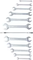 Bgs Technic Plokščių raktų rinkinys atvirais galais | 6x7 - 30x32 mm | 12 vnt. (1184)