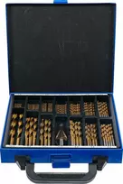 Grąžtas Bgs Technic Grąžtų ir pakopinės frezos rinkinys | HSS | titano nitridas | 1 - 10 mm | 119 vnt. (2009)