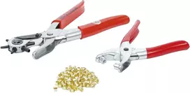 Bgs Technic Skylių darymo ir kniedijimo replių rinkinys su kniedėmis | 102 vnt. (75840)