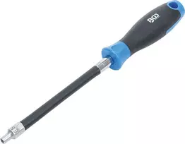 Bgs Technic Lanksti rankena su galvute | E tipas E 5 | Spyruoklės ilgis 150 mm (70021)