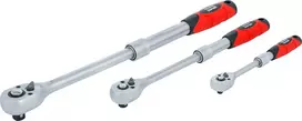 Bgs Technic Terkšlių rinkinys | ištraukiamos | 6,3 mm (1/4") / 10 mm (3/8") / 12,5 mm (1/2") | 3 vnt. (72113)