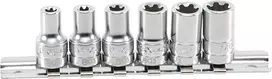 Bgs Technic Galvučių komplektas T-Star Plus (Torx Plus) | 6.3 mm (1/4") | 6EP - 12EP | 6 vnt. (9588)