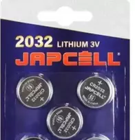 Japcell baterija 3.0V - CR2032 ličio - 5 vnt. pakuotėje