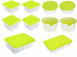 BRANQ plastikinių indelių rinkinys RUKKOLA, 10 vnt.