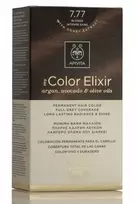 Ilgalaikiai plaukų dažai Apivita MY COLOR ELIXIR, 7.77 Blonde Intense Sand