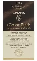 Ilgalaikiai plaukų dažai Apivita MY COLOR ELIXIR, 5.03 Light Brown Natural Gold