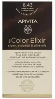 Ilgalaikiai plaukų dažai Apivita MY COLOR ELIXIR, 6.43 Dark Blonde Copper Gold